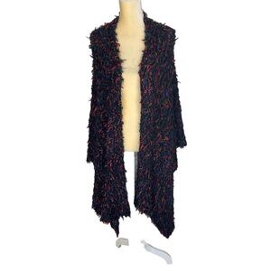 Chicos Poncho wrap‎ one size multi color speckled